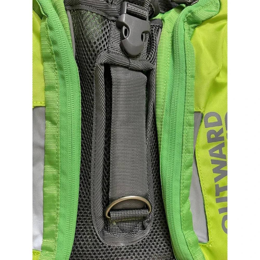 Outward Hound Dog Backpack Saddlebag Hiking Gear Green Pet Pack‎